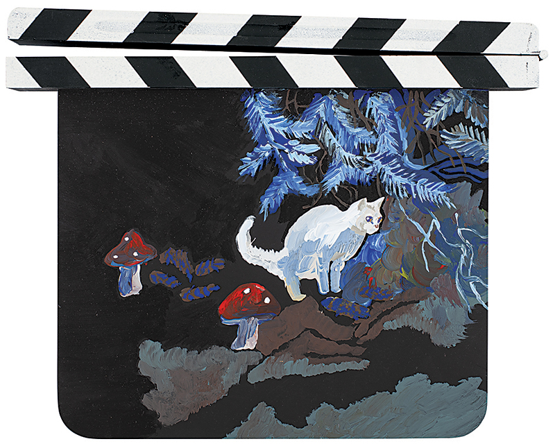 Vata kaká za muchomůrkou