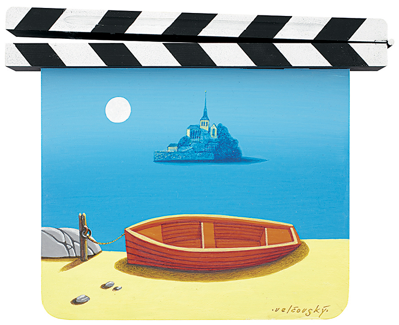 Mont Saint-Michel - zámek na skleněné hoře